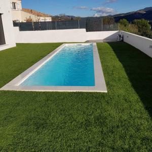 Couloir de nage polyester avec banquette