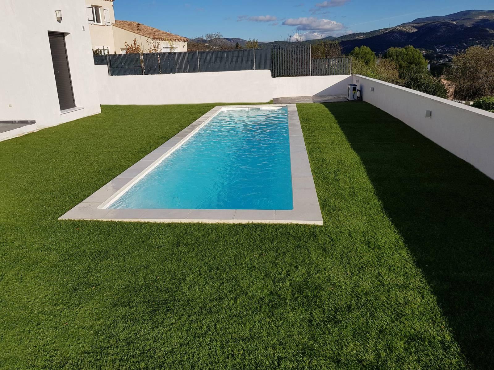 Couloir de nage polyester avec banquette